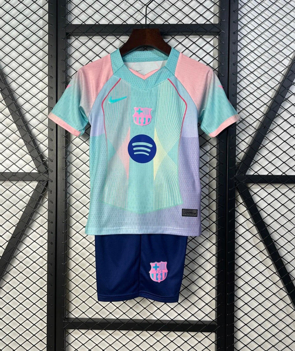 2025/26 Kids FC Barcelona “Aurora” Limited Edition Jersey