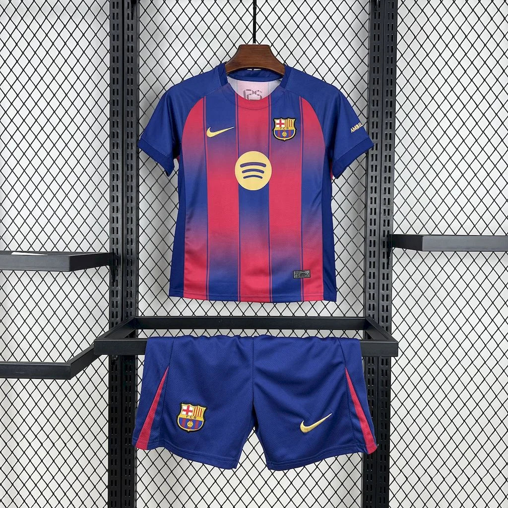 2025/26 Kids FC Barcelona Home Jersey